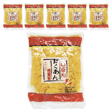 토호식품 단무지 슬라이스, 1kg, 6개