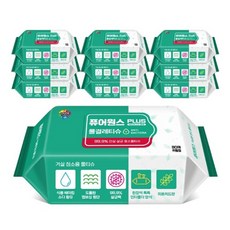 PureOnes PLUS客廳清潔濕紙巾補充包 80張, 10包