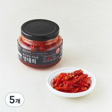담은차이 좋은양념 가득한 명태회, 250g, 5개