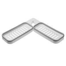 피어니스트 다각도 화장실 정리수납함, 그레이, 1개