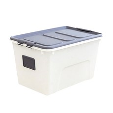 Living Soop 方形收納箱, 1個, 灰色