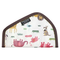 OrganicFactory TPU Genie Guard 汽車安全帶護套, Jungle Chocolate, 1個