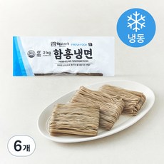 해아래 함흥냉면 면사리 (냉동), 2kg, 6개