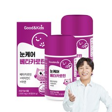 GoodnKids 孩童β-胡蘿蔔素錠片, 90顆, 2罐
