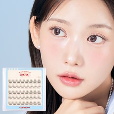 코링코 톡톡하라 노글루 속눈썹 퓨어 10mm, 1개, 블랙