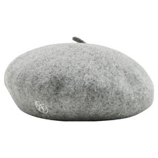 MaritheFrancoisGirbaud 兒童圓圈logo刺繡羊毛貝雷帽