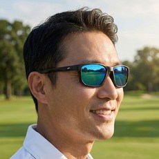 FANTON 偏光運動太陽眼鏡 SF730, 藍色鏡面(鏡片), 黑色(鏡框)