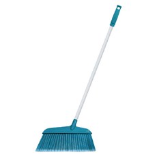 EASY CLEANER 家簡塵除 美式開纖掃把, 1支, 綠色 + 白色