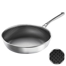 LIVENS IH爐適用3層304不鏽鋼單柄炒鍋, 1入, 28cm