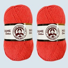 DIKTAS壓克力纖維編織毛線, 043.Pastel Red, 2入