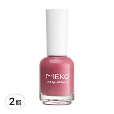 MEKO 雷根寶盒系列指甲油 - 10ml 刷毛柔軟細緻 刷感均勻不傷甲, 09覆盆莓, 2件