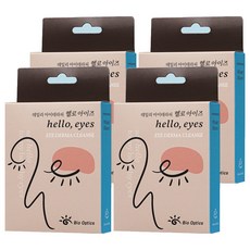 헬로아이즈 휴대용 아이더마 클렌즈 아이리무버 10p, 4개, 3.4ml