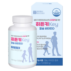 장인정신에브리데이 어린이 청소년 히든키 성장발육 영양제 칼슘 비타민D, 120정, 1개