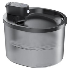 Miiibo 貓咪寶 小白二代寵物飲水機, 2.3L 大容量, 超靜音, 3種供水模式, 內建紫外線殺菌燈, 可拆卸和洗滌的設計, 黑色, 1個