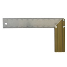 BLUETEC 鋁製刻度直角尺 BD-CW400, 1個