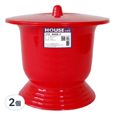 HOUSE 好室喵 便器 小, 紅色, 2個