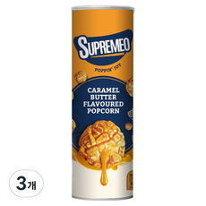 SUPREMEO POPCORN 焦糖奶油口味, 3個, 80g