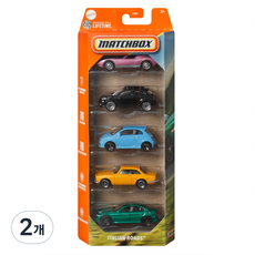 매치박스 베이직 5팩 1:64 어쏘트 C1817 미니카, 랜덤발송, 2개