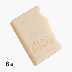 프롬그라운드 설거지비누 화이트 무향, 150g, 6개