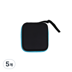 파인텍 휴대용 잉크병 파우치 스카이블루, 5개