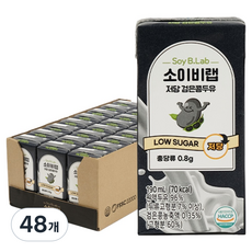 키토선생 소이비랩 저당 검은콩두유, 48개, 190ml