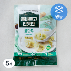 올바르고 반듯한 물만두 (냉동), 500g, 5개