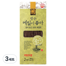 청수식품 청수 메밀이좋아 + 비빔장 세트 2인분, 280g, 3세트