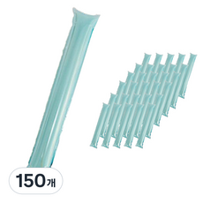 라볼페 블링 색상 축하 이벤트 스틱풍선 60 x 11 cm, 라이트 블루, 150개