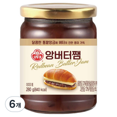 오뚜기 앙버터쨈, 280g, 6개