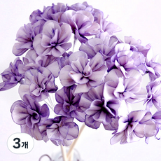 花朵擴香枝 梅花擴香棒, 紫羅蘭色, 3個