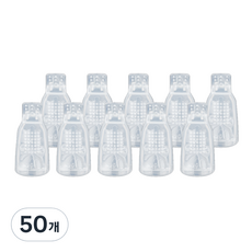 네일 쏙오프 클립, 50개, 반투명