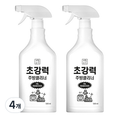 생활공식 초강력 주방클리너, 500ml, 4개