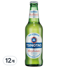 Tsingtao 青島啤酒 無酒精瓶裝啤酒, 330ml, 12個