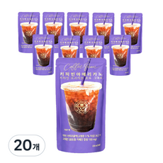 커피빈 아메리카노 파우치커피, 230ml, 20개