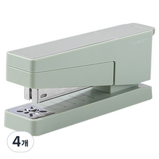 Deli Nusign 可調角度 360度旋轉式省力釘書機, 薄荷綠, 4個