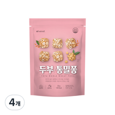 ivenet 艾唯倪 幼兒米餅球, 豆腐全麥口味, 30g, 4包