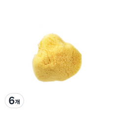 Beautiful Skinc孩童沐浴用海綿 M號, 單色, 6個