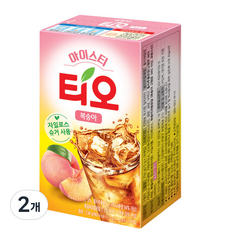 TIO 桃子冰茶隨身包, 13g, 18包, 2盒