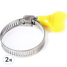 크린메이트 호스 고정 밴딩 클램프 19~29mm, 2개, 혼합색상