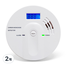 ZioBiz 一氧化碳報警器, 2個, 單色