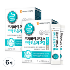 대웅생명과학 프리바이오틱스 프락토올리고당 플러스, 150g, 6개