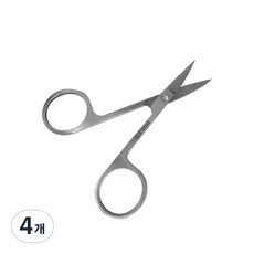 와이츄 속눈썹 가위, 실버, 4개