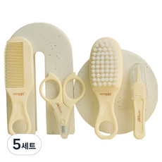 agabang 好的我們寶寶美容梳子組 58S066402, 黃色的, 5套