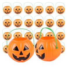 萬聖節南瓜籃 中, 橘色, 24個