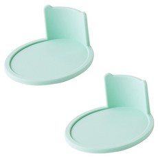 이지실리 矽膠廚具架 湯勺架, 薄荷綠, 2個
