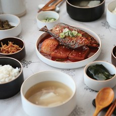 ERATO 4人家用餐具組合 26入組, 黑，白, 10種