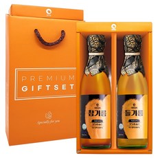 冷榨芝麻油+紫蘇油禮盒, 1組, 350ml