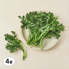 친환경 쑥갓, 150g, 4봉