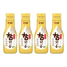 샘표 일편단심 통참깨 참기름, 200ml, 4개