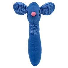 Petio 貓咪踢踢啃咬玩具 藍色老鼠, 1個